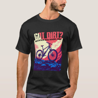 Mountain Bike Riders Crew MTB Cycling Lover Cyclis T-Shirt