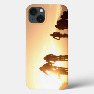 Mountain Bike Riders Make Their Way Over The Top iPhone 13 Case