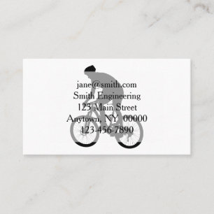 Mountain bike silhouette - Choose background colou Business Card