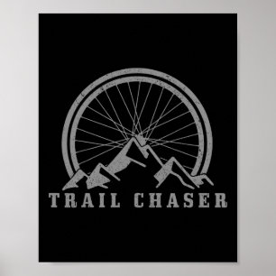 Mountain Bike Single Trail Mtb Biking Cycling Bike Poster