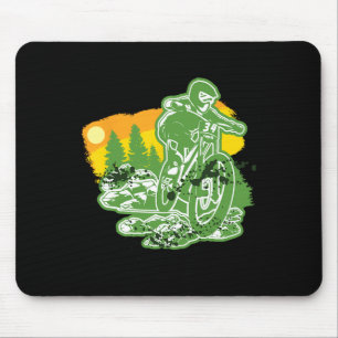 Mountain Bike Terrain Mtb Cycling Bike Lover Bicyc Mouse Pad