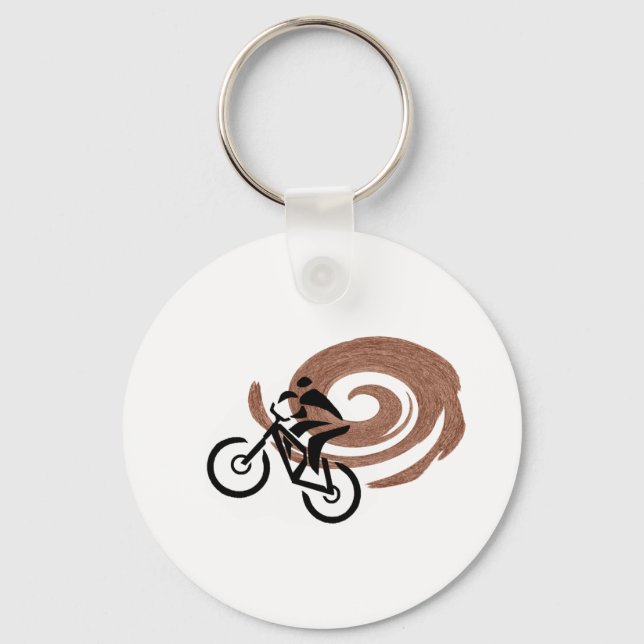 MOUNTAIN BIKE TRAILS KEY RING (Front)