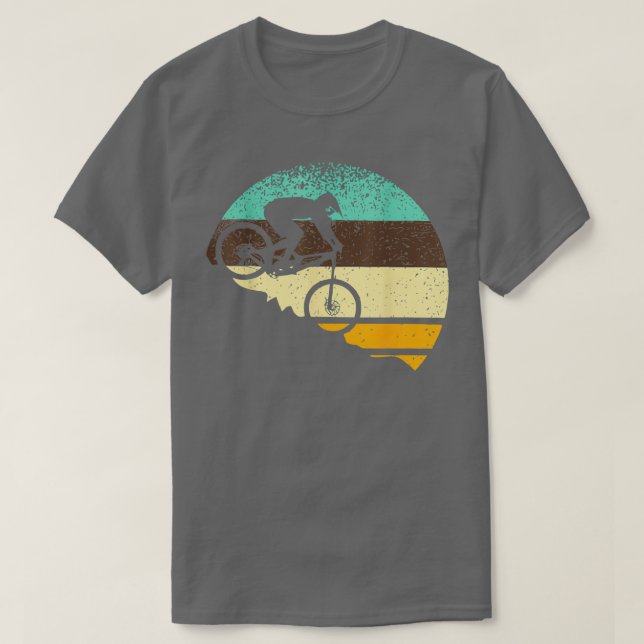 Mountain Bike Vintage Bicycle Cycling  T-Shirt (Design Front)