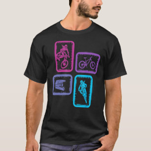 Mountain Bike Vintage MTB Biking Women Kids Girls  T-Shirt