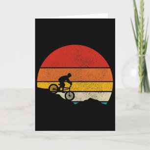 Mountain Bike Vintage Retro Downhill Biking Mtb Bi Card
