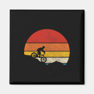 Mountain Bike Vintage Retro Downhill Biking Mtb Bi Magnet