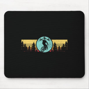 Mountain Bike Vintage Retro Mtb Biking Cycling Nat Mouse Pad