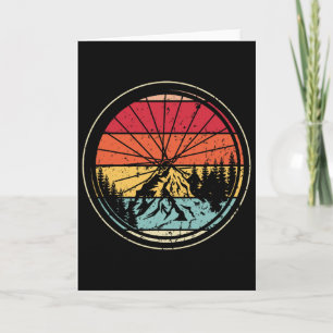 Mountain Bike Wheel Vintage Mtb Cycling Downhill B Card