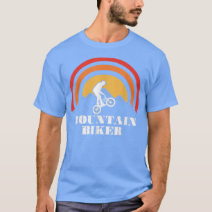 Mountain Biker Cyclist Riding Bike Bicycle  T-Shirt
