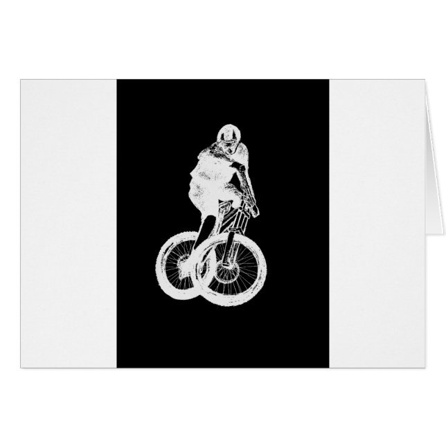 Mountain Biker MTB BMX CYCLIST (Front Horizontal)