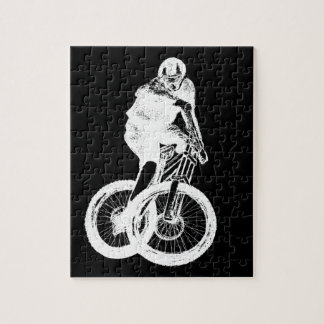 Mountain Biker MTB BMX CYCLIST Jigsaw Puzzle