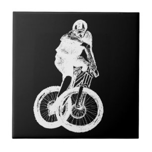 Mountain Biker MTB BMX CYCLIST Tile