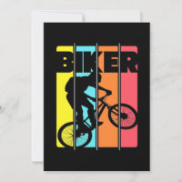 Mountain Biker Retro Vintage