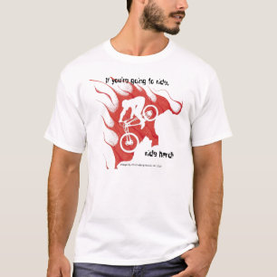 Mountain Biker "Ride Hard!" T-shirt