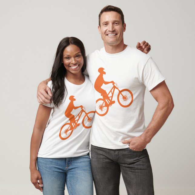 Mountain biker silhouette T-Shirt (Unisex)