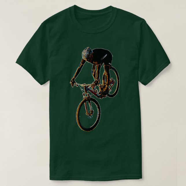 Mountain Biker T-Shirt (Design Front)
