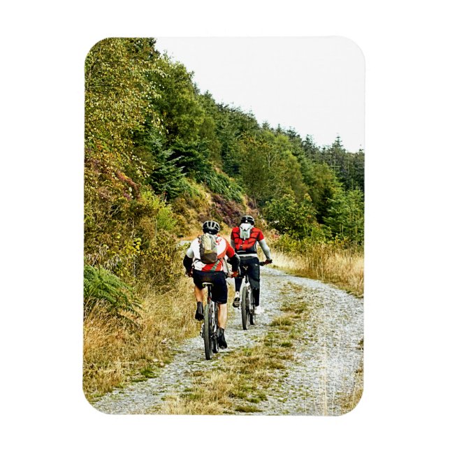 MOUNTAIN BIKERS MAGNET (Vertical)