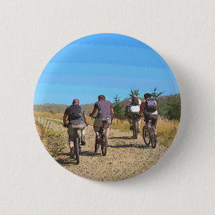 MOUNTAIN BIKING 6 CM ROUND BADGE
