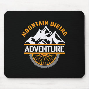 Mountain Biking Adventure Mtb Cycling Mouse Pad