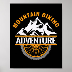 Mountain Biking Adventure Mtb Cycling Poster