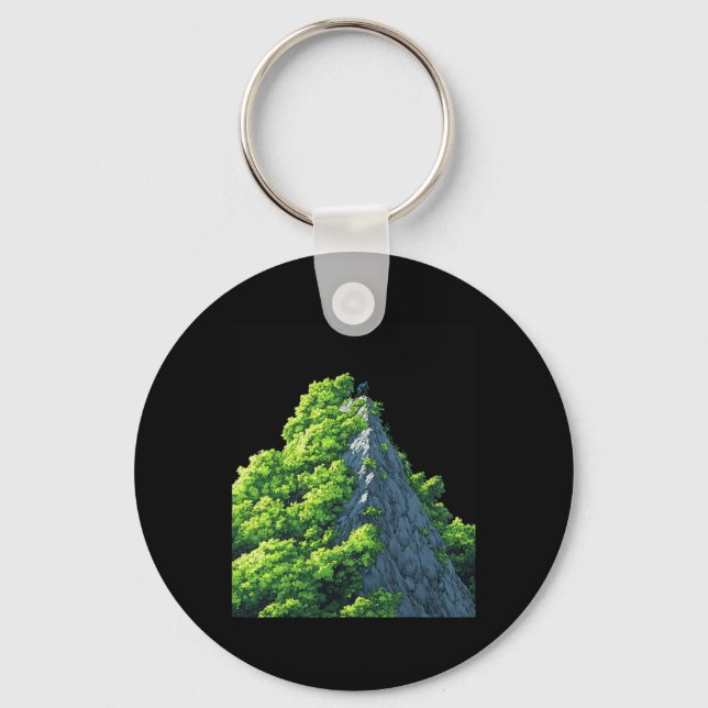Mountain Biking Adventure Outdoor Enthusiast  Key Ring (Front)