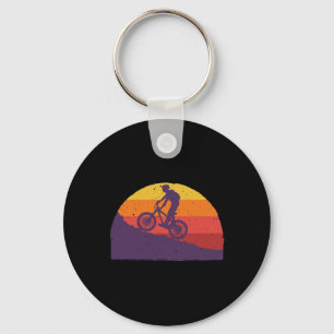 Mountain Biking Art For Men Women Mtb Biker Mounta Key Ring