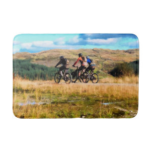 MOUNTAIN BIKING BATH MAT