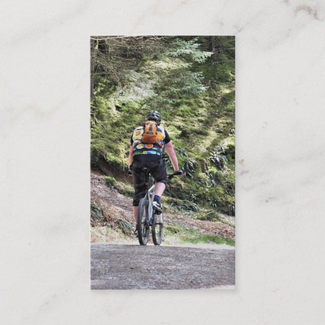 MOUNTAIN BIKING BUSINESS CARD (Front)