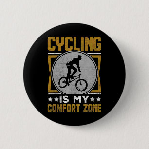 Mountain Biking Cycling Lover Road Bike Cyclist En 6 Cm Round Badge