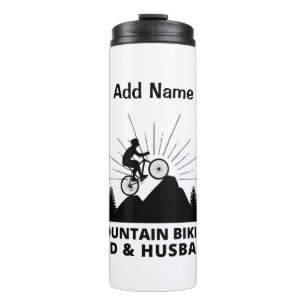 Mountain Biking Dad & Husband Thermal Tumbler