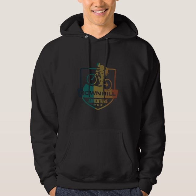 Mountain biking Downhill Hoodie (Front)