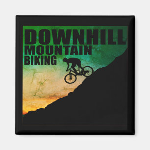 Mountain biking Downhill Magnet