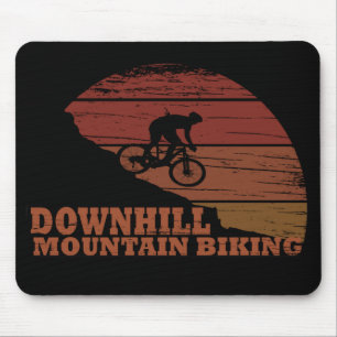 Mountain biking Downhill Mouse Pad