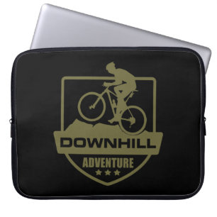 Mountain biking Downhill mtb Laptop Sleeve