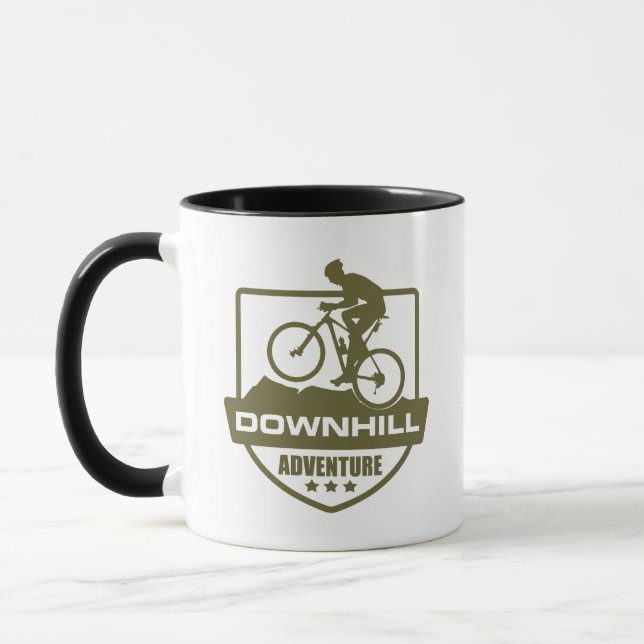 Mountain biking Downhill mtb Mug (Left)