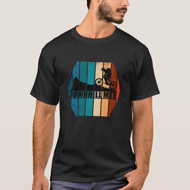 Mountain biking Downhill mtb T-Shirt (Front)
