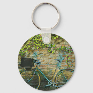 Mountain biking gift key ring