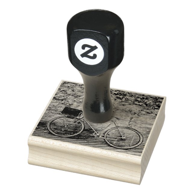 Mountain biking gift rubber stamp (Stamp)