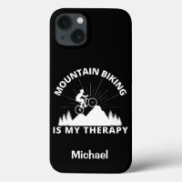 Mountain Biking Is My Therapy Case-Mate iPhone Cas