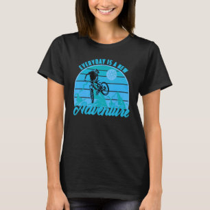 Mountain Biking It Never Gets Easier Downhill Moun T-Shirt