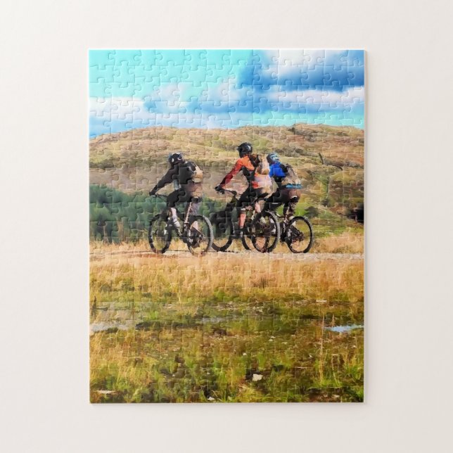 MOUNTAIN BIKING JIGSAW PUZZLE (Vertical)