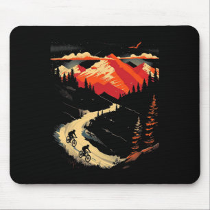 Mountain Biking Landscape _2  Mouse Pad
