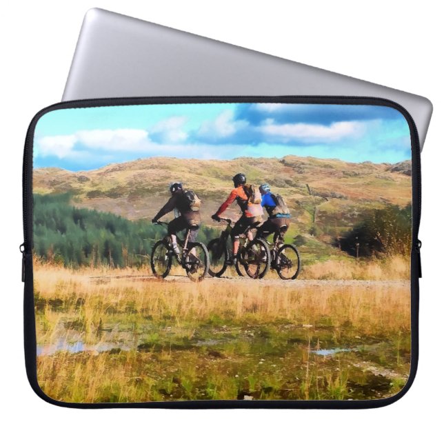 MOUNTAIN BIKING LAPTOP SLEEVE (Front)