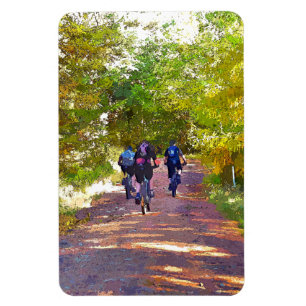 MOUNTAIN BIKING MAGNET