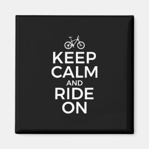 Mountain Biking, Mountain Biker, Keep Calm And Rid Magnet