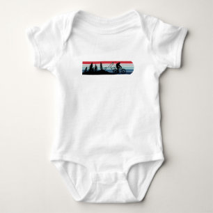 Mountain biking mountainbike  baby bodysuit