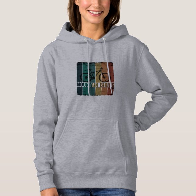 Mountain biking mountainbike hoodie (Front)
