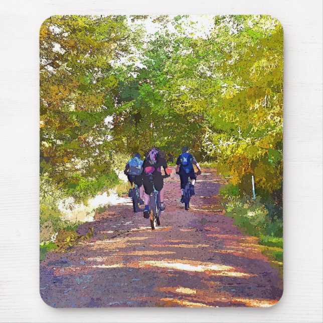 MOUNTAIN BIKING MOUSE PAD (Front)