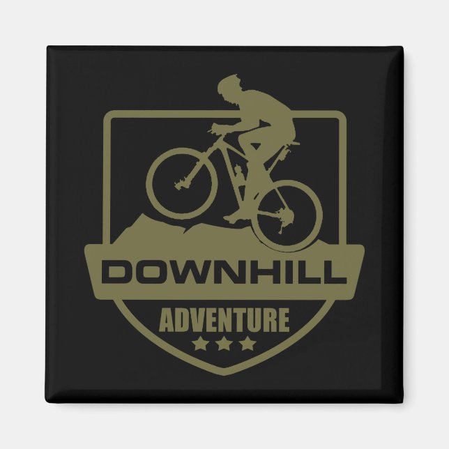 Mountain Biking MTB Downhill Magnet (Front)