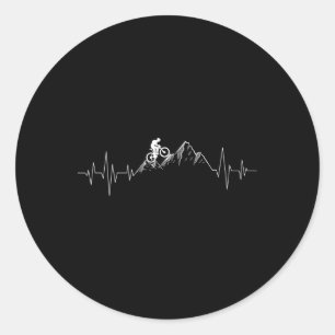 Mountain Biking - Mtb Lover Cyclist Cycling Downhi Classic Round Sticker